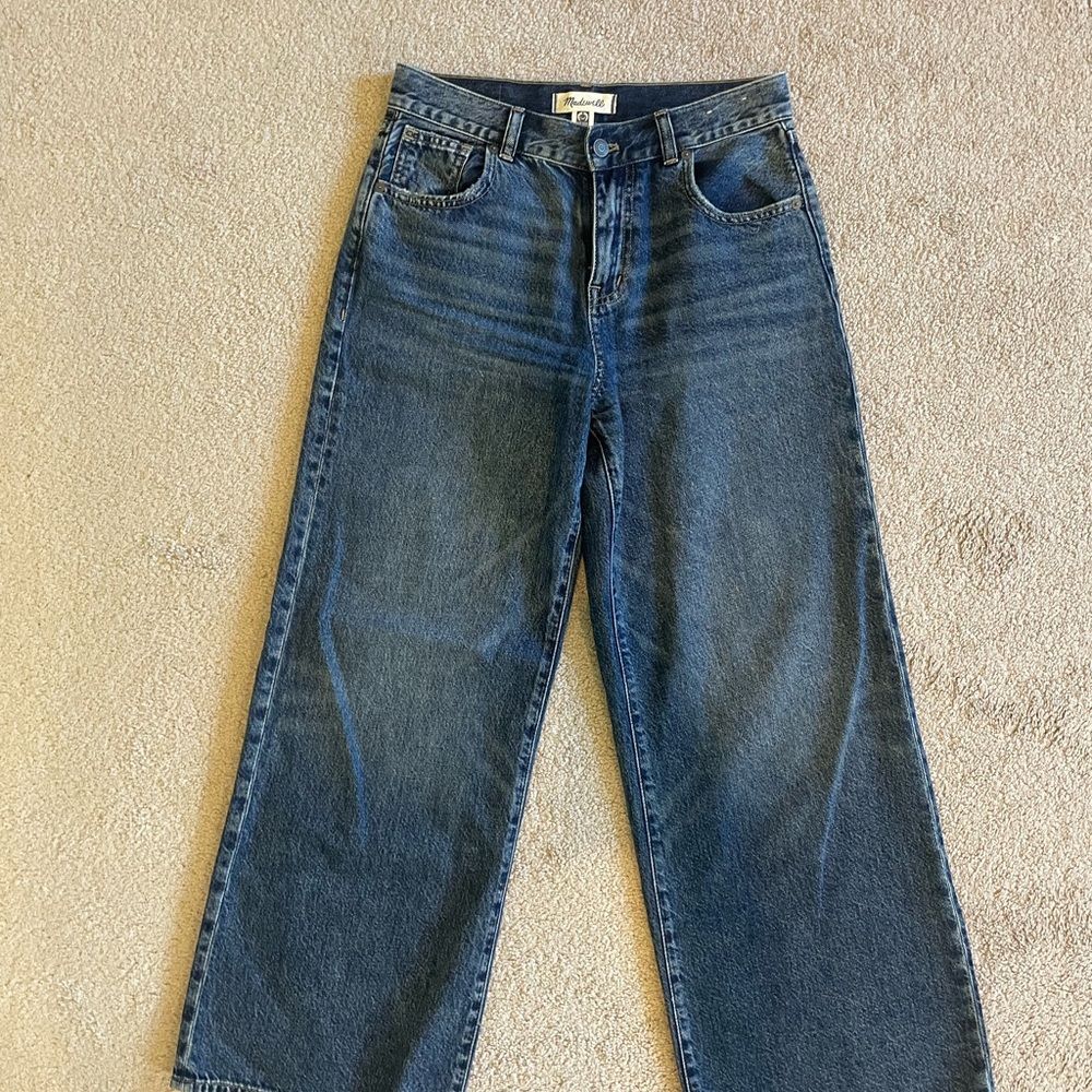 Madewell Dark Blue Flare Jeans